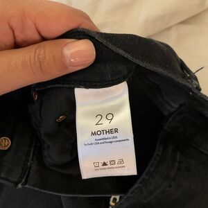 MOTHER Women's black jeans